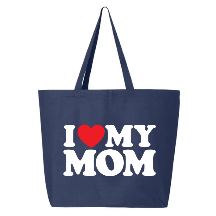 I Love My Mom Great Gift 25L Jumbo Tote