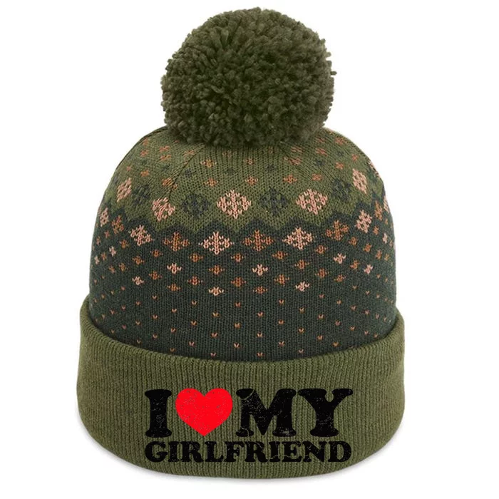 I Love My Girlfriend The Baniff Cuffed Pom Beanie