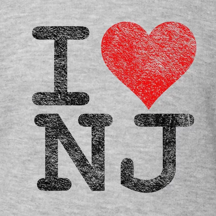 I Love New Jersey I Heart Nj Toddler Sweatshirt