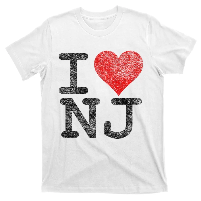 I Love New Jersey I Heart Nj T-Shirt