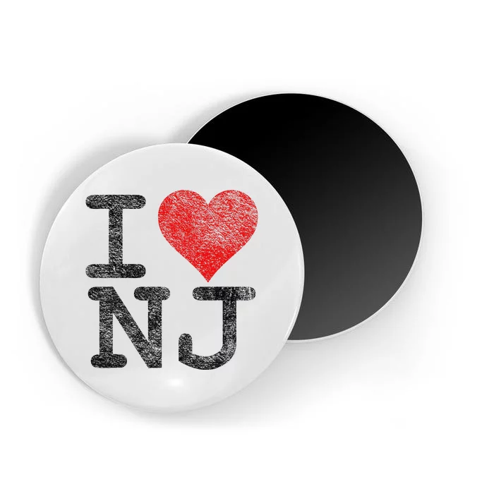 I Love New Jersey I Heart Nj Magnet