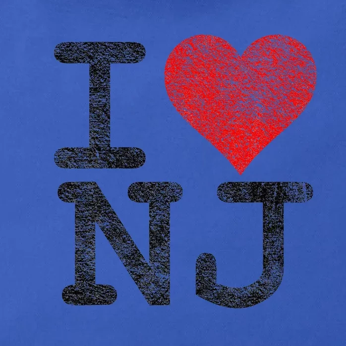 I Love New Jersey I Heart Nj Zip Tote Bag