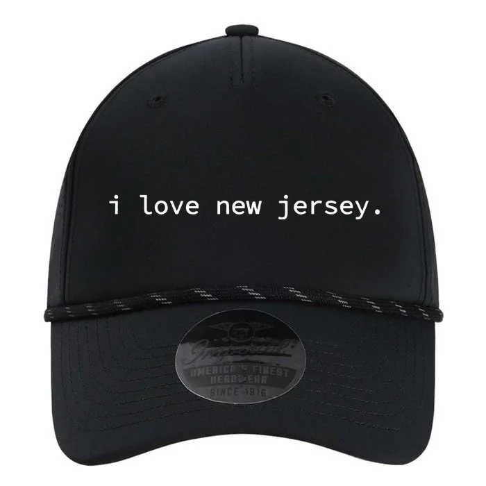 I Love New Jersey Performance The Dyno Cap