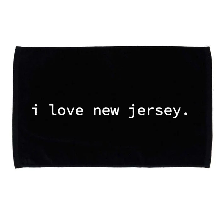 I Love New Jersey Microfiber Hand Towel