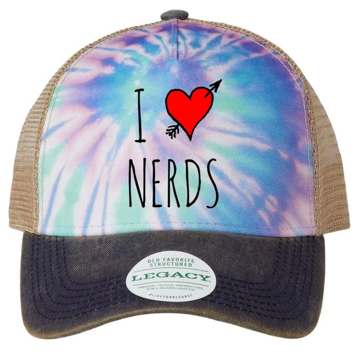 I Love Nerds Legacy Tie Dye Trucker Hat