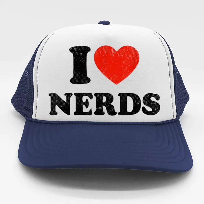 I Love Nerds Outfit Trucker Hat