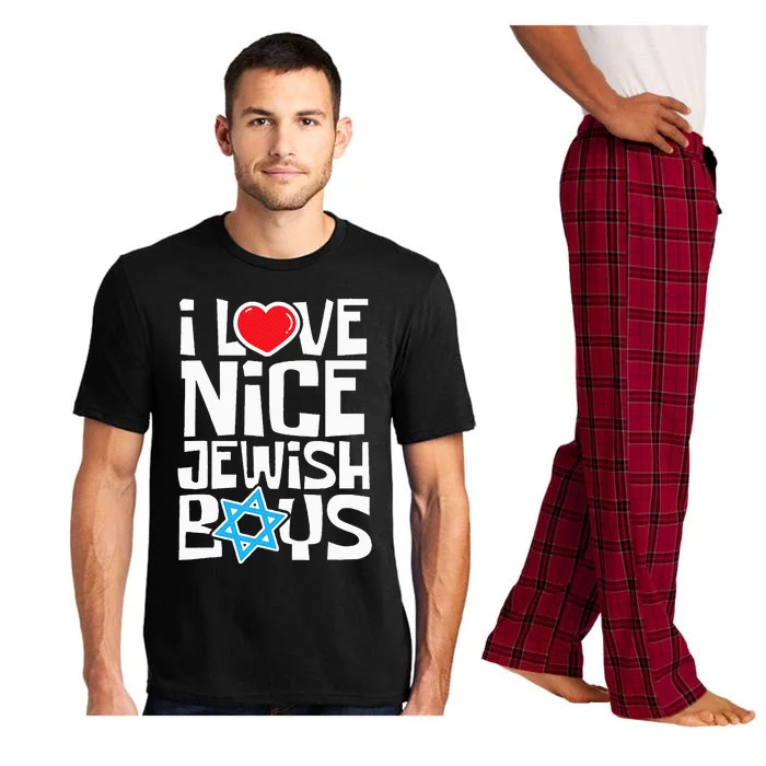 I Love Nice Jewish Jews Hebrews Israelites Hanukkah Pajama Set