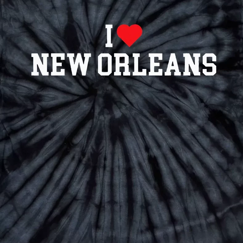 I Love New Orleans La Throwback Design Classic Tie-Dye T-Shirt