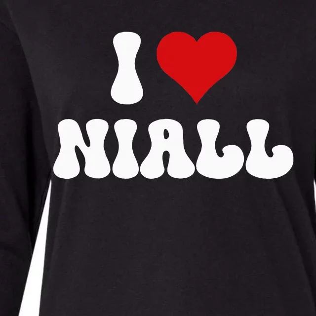 I Love Niall I Heart Niall ValentineS Day Womens Cotton Relaxed Long Sleeve T-Shirt