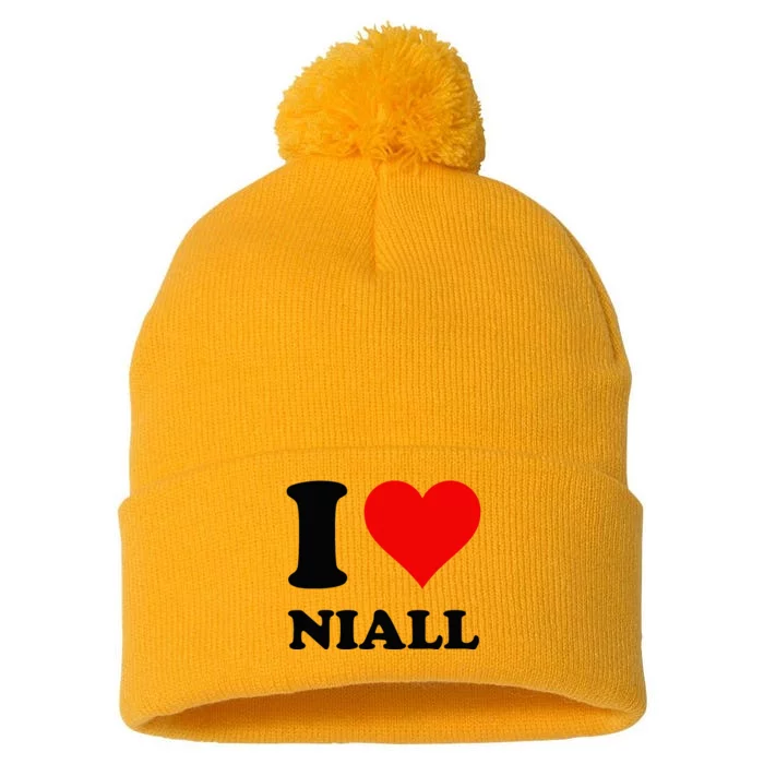 I Love Niall Pom Pom 12in Knit Beanie