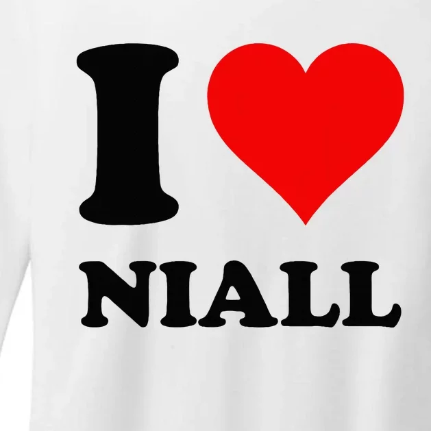 I Love Niall Womens CVC Long Sleeve Shirt