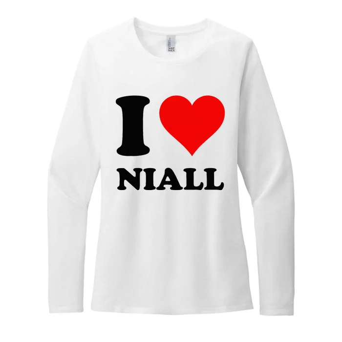 I Love Niall Womens CVC Long Sleeve Shirt