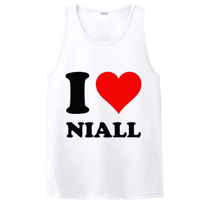 I Love Niall Performance Tank