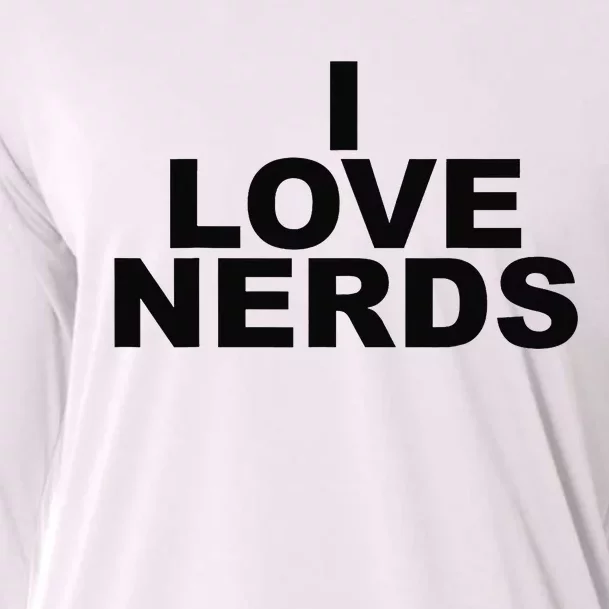 I Love Nerds Cooling Performance Long Sleeve Crew