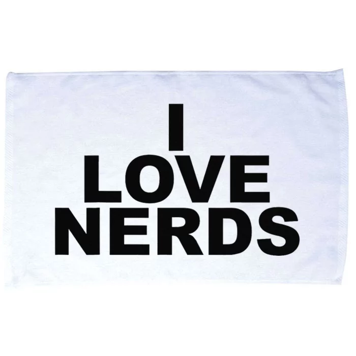 I Love Nerds Microfiber Hand Towel