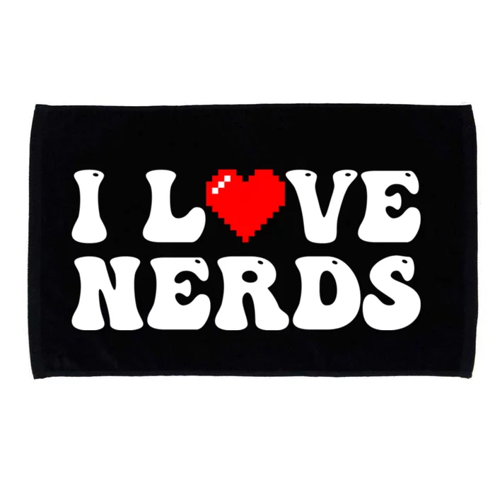 I Love Nerds Microfiber Hand Towel