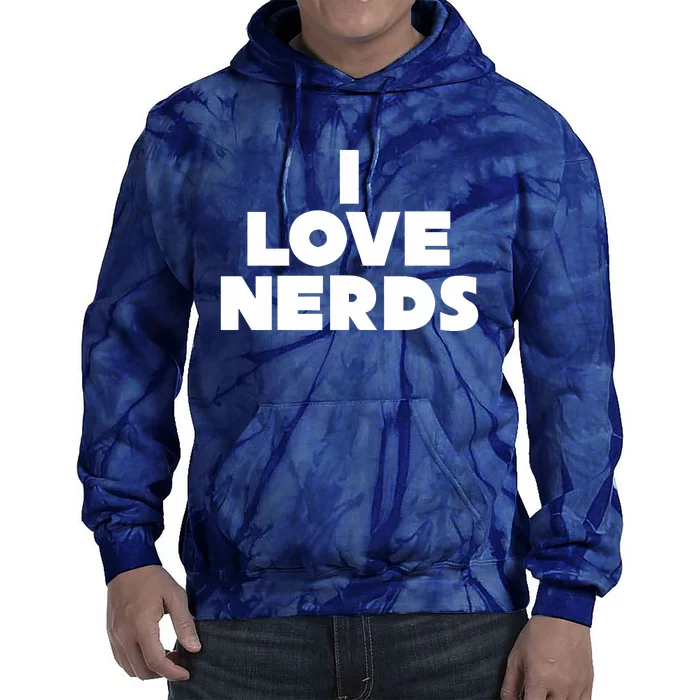 I Love Nerds Tie Dye Hoodie