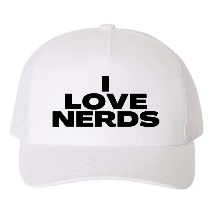 I Love Nerds Yupoong Adult 5-Panel Trucker Hat