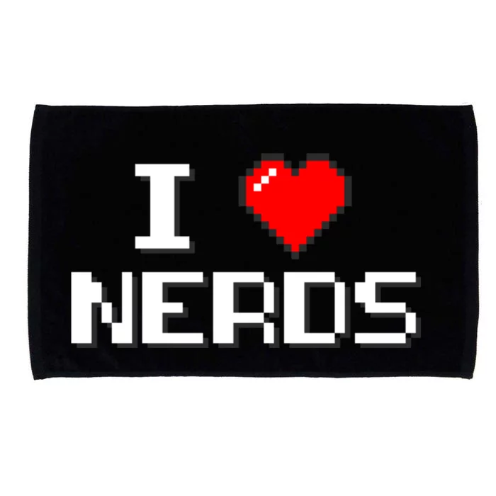 I Love Nerds Microfiber Hand Towel