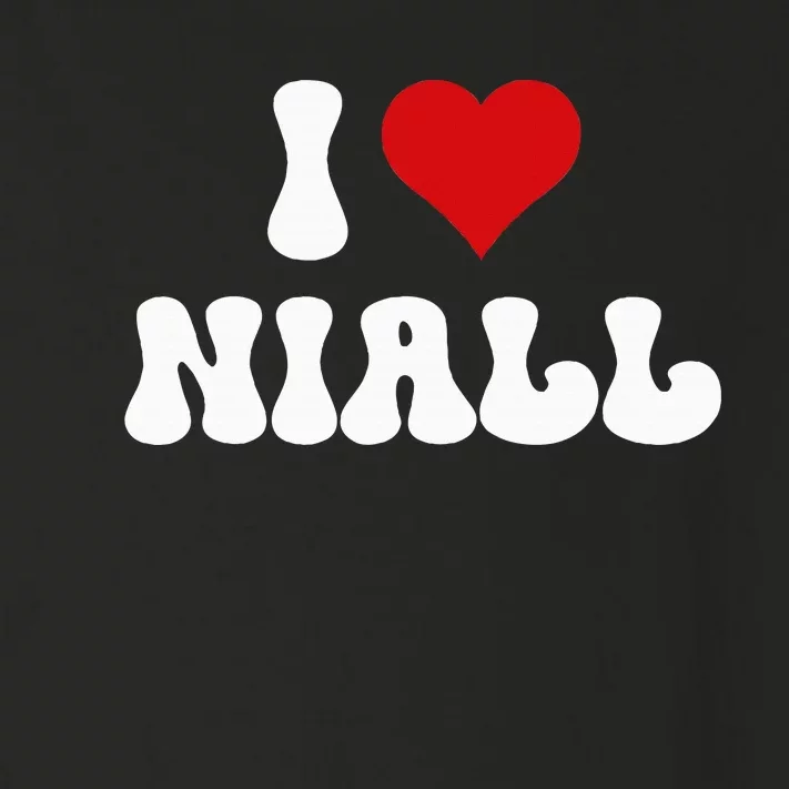 I Love Niall I Heart Niall ValentineS Day Toddler Long Sleeve Shirt