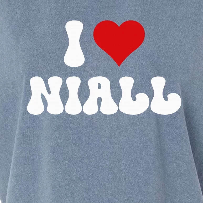 I Love Niall I Heart Niall ValentineS Day Garment-Dyed Women's Muscle Tee