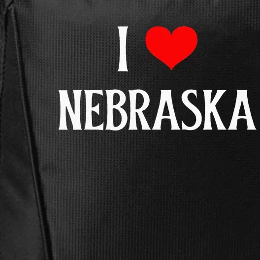 I Love Nebraska I Heart Nebraska NE Holiday Travel Souvenir City Backpack