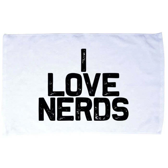 I Love Nerds Microfiber Hand Towel