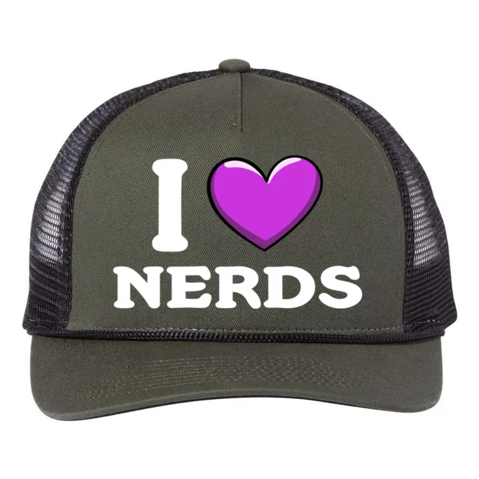 I Love Nerds Retro Rope Trucker Hat Cap