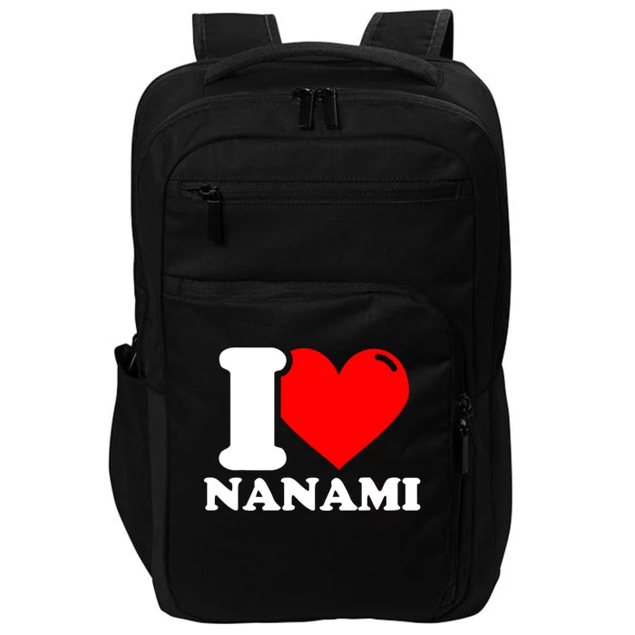 I Love Nanami Given Name Impact Tech Backpack