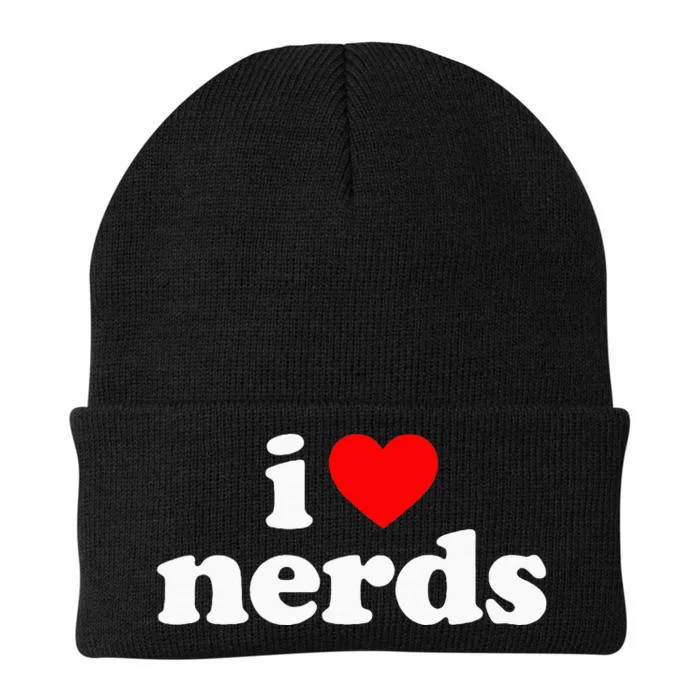 I Love Nerds Knit Cap Winter Beanie