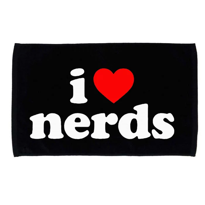 I Love Nerds Microfiber Hand Towel