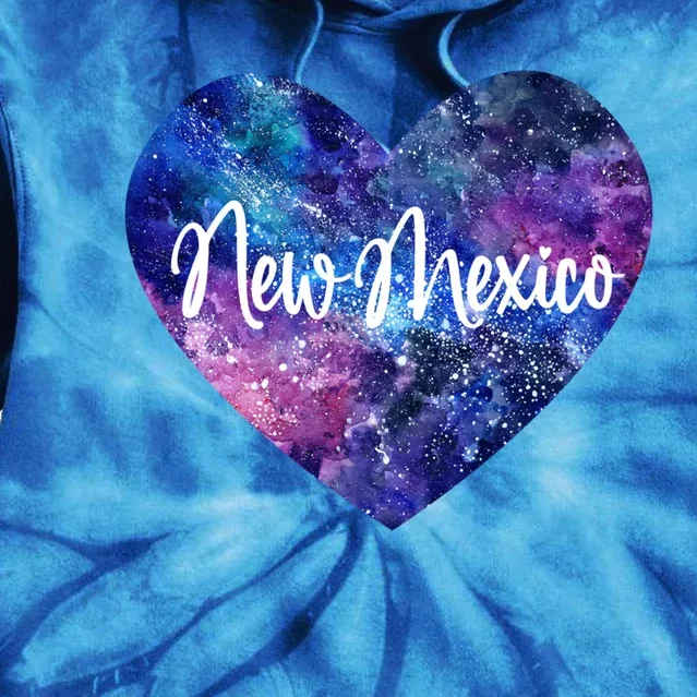 I Love New Mexico Usa Gift Tie Dye Hoodie