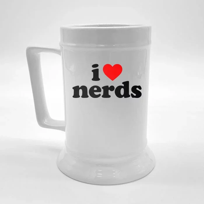 I Love Nerds Front & Back Beer Stein