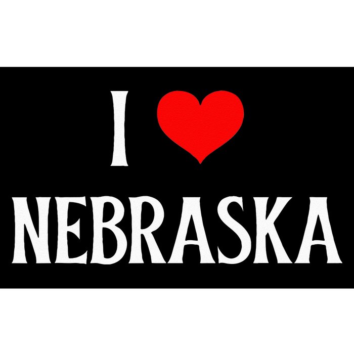 I Love Nebraska I Heart Nebraska NE Holiday Travel Souvenir Bumper Sticker