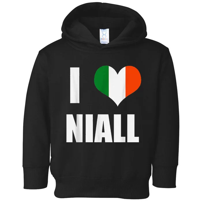 I Love Niall Ireland Flag Toddler Hoodie