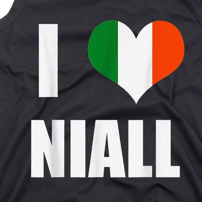 I Love Niall Ireland Flag Tank Top