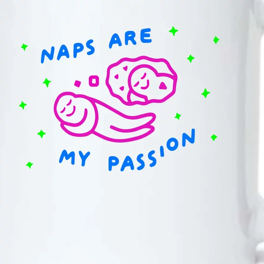 I Love Naps Naps Are My Passion Black Color Changing Mug