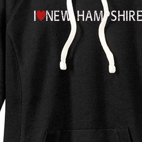 I Love New Hampshire Women's Fleece Hoodie