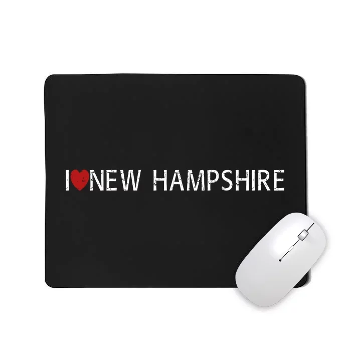 I Love New Hampshire Mousepad