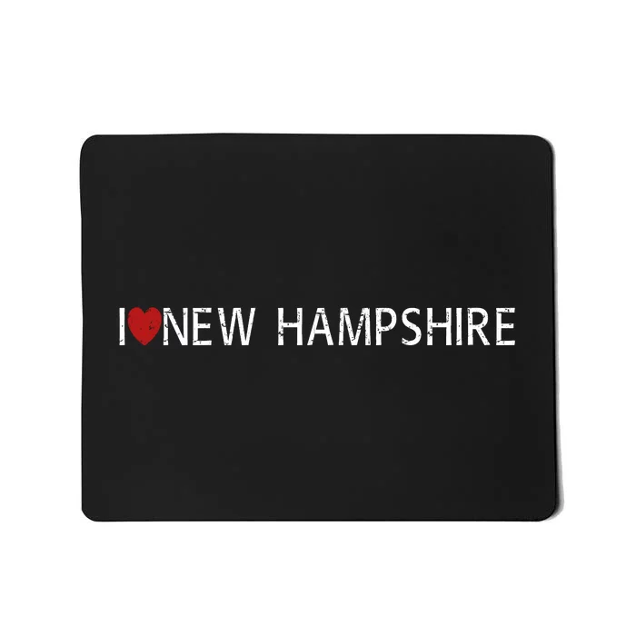 I Love New Hampshire Mousepad