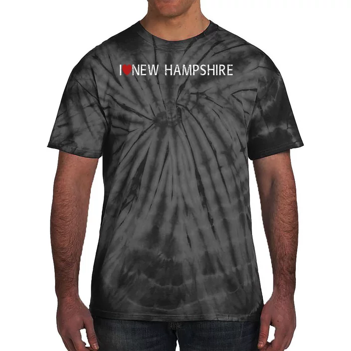 I Love New Hampshire Tie-Dye T-Shirt