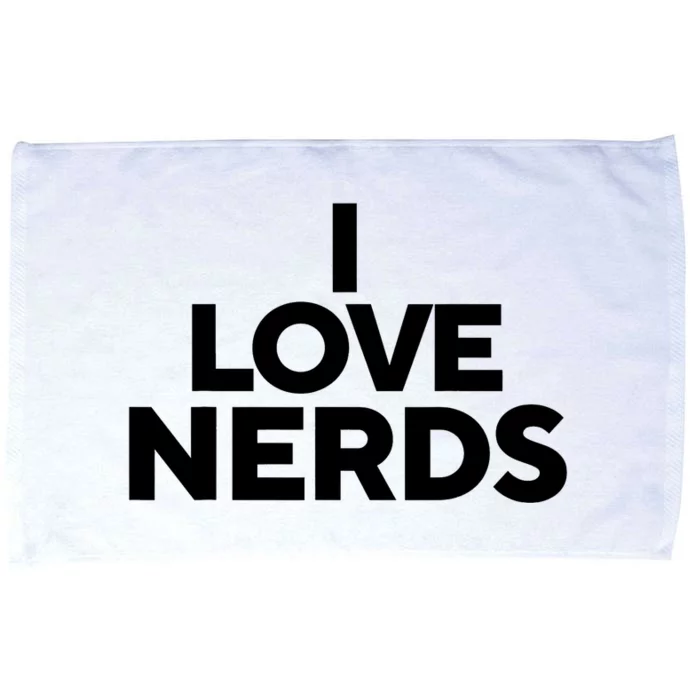 I Love Nerds Microfiber Hand Towel