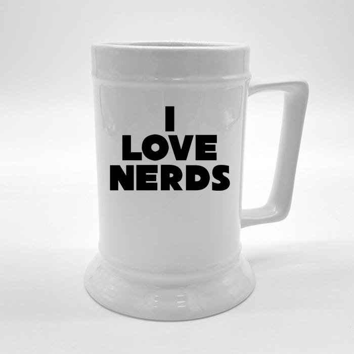 I Love Nerds Front & Back Beer Stein