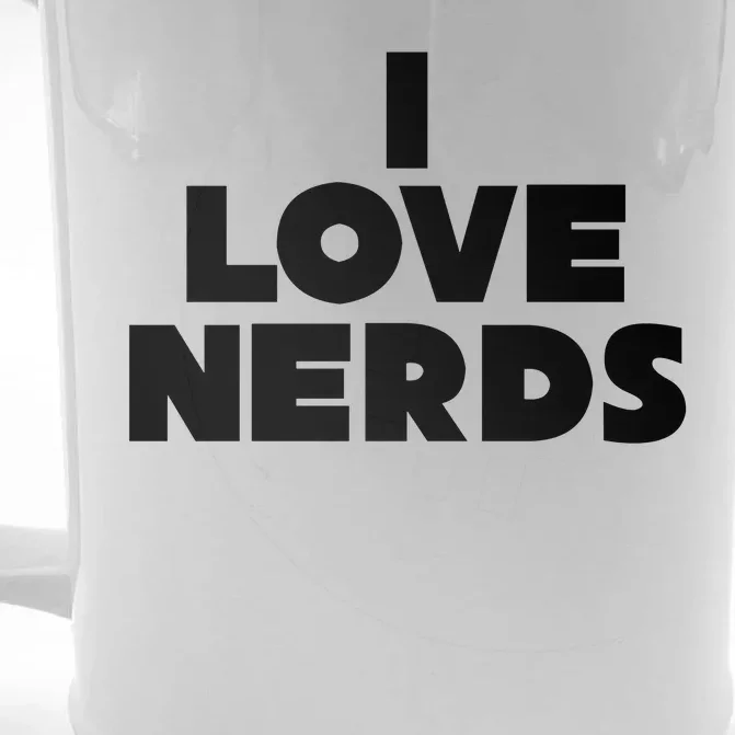 I Love Nerds Front & Back Beer Stein