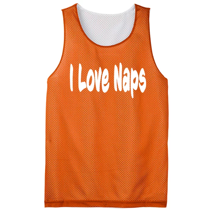 I Love Naps Mesh Reversible Basketball Jersey Tank