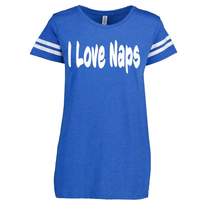 I Love Naps Enza Ladies Jersey Football T-Shirt