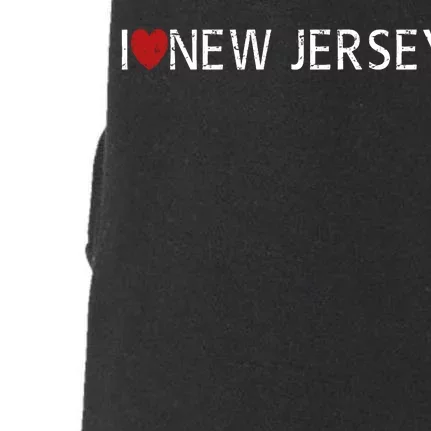 I Love New Jersey Doggie 3-End Fleece Hoodie