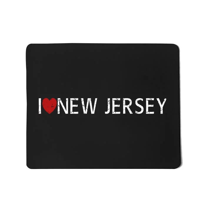 I Love New Jersey Mousepad