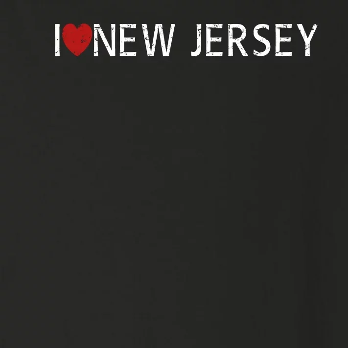 I Love New Jersey Toddler Long Sleeve Shirt