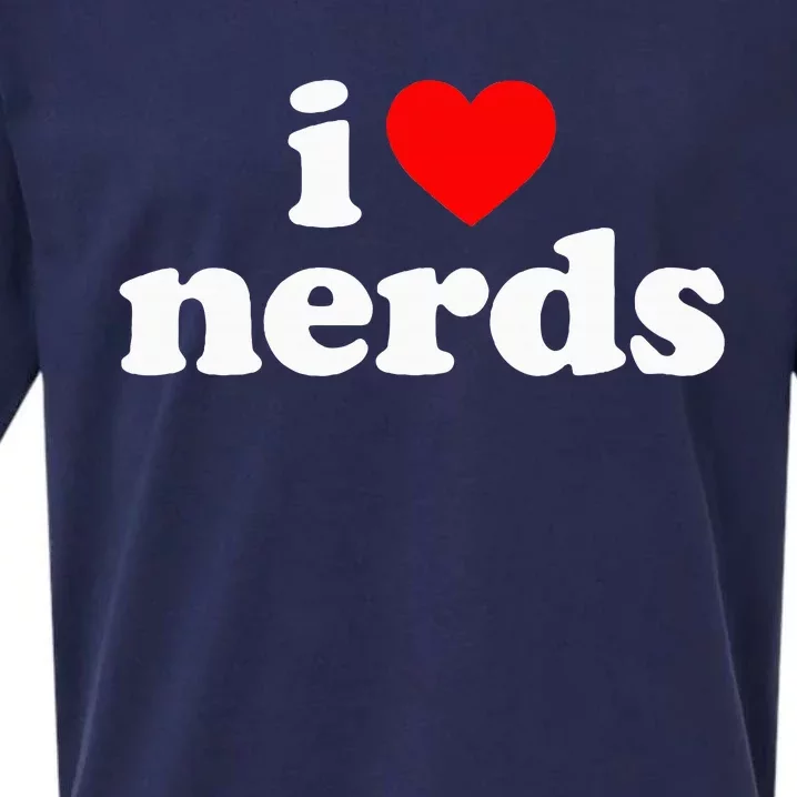 I Love Nerds Sueded Cloud Jersey T-Shirt